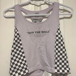 Girl Vans Cropped Tank Top